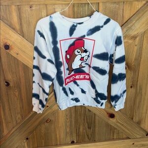 Kids Tie-Dye Sweatshirt - Black and White